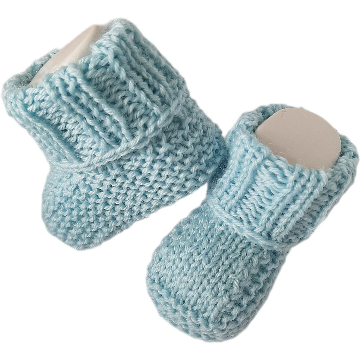 Scarpine 100% LANA neonata neonato realizzate a mano tg 0 - 3 - vari colori - Elenaq Accessori & Co