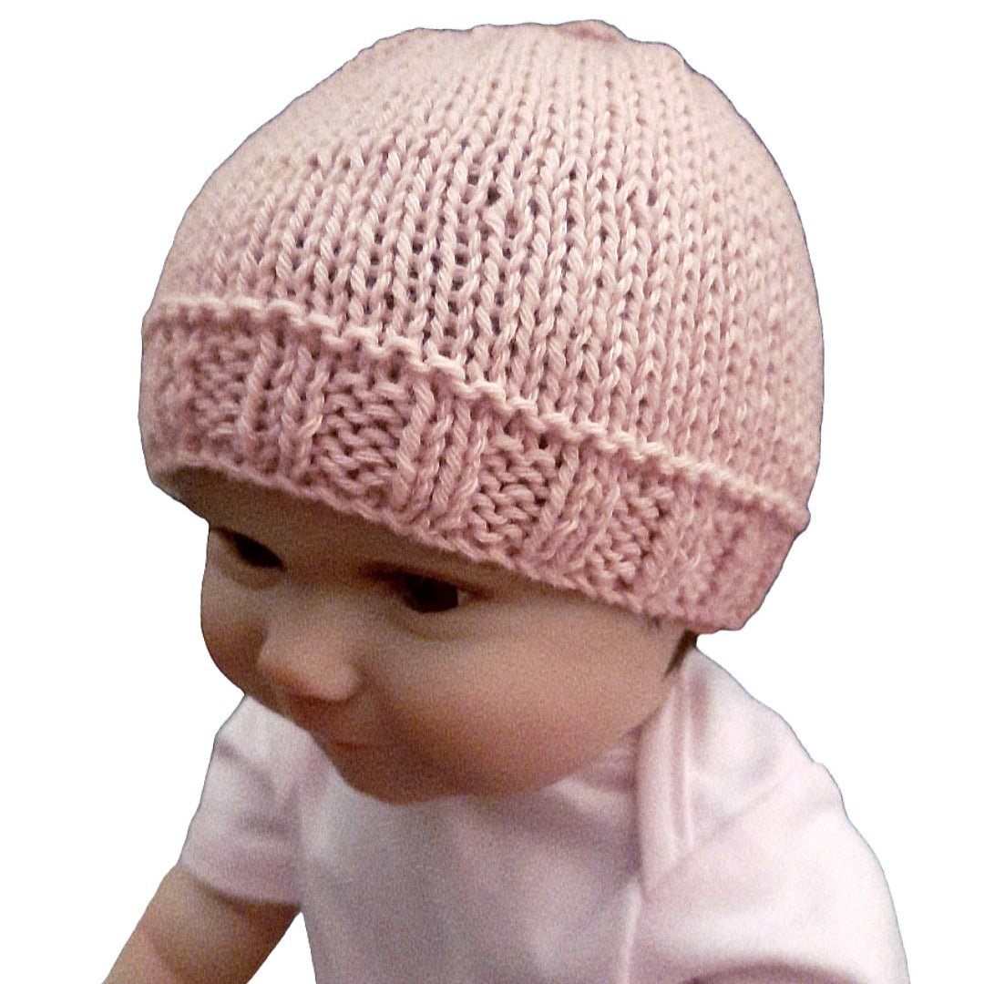 Berretto cuffia 100% CASHMERE neonata neonato realizzato a mano tg 0 - 3 - vari colori - Elenaq Accessori & Co