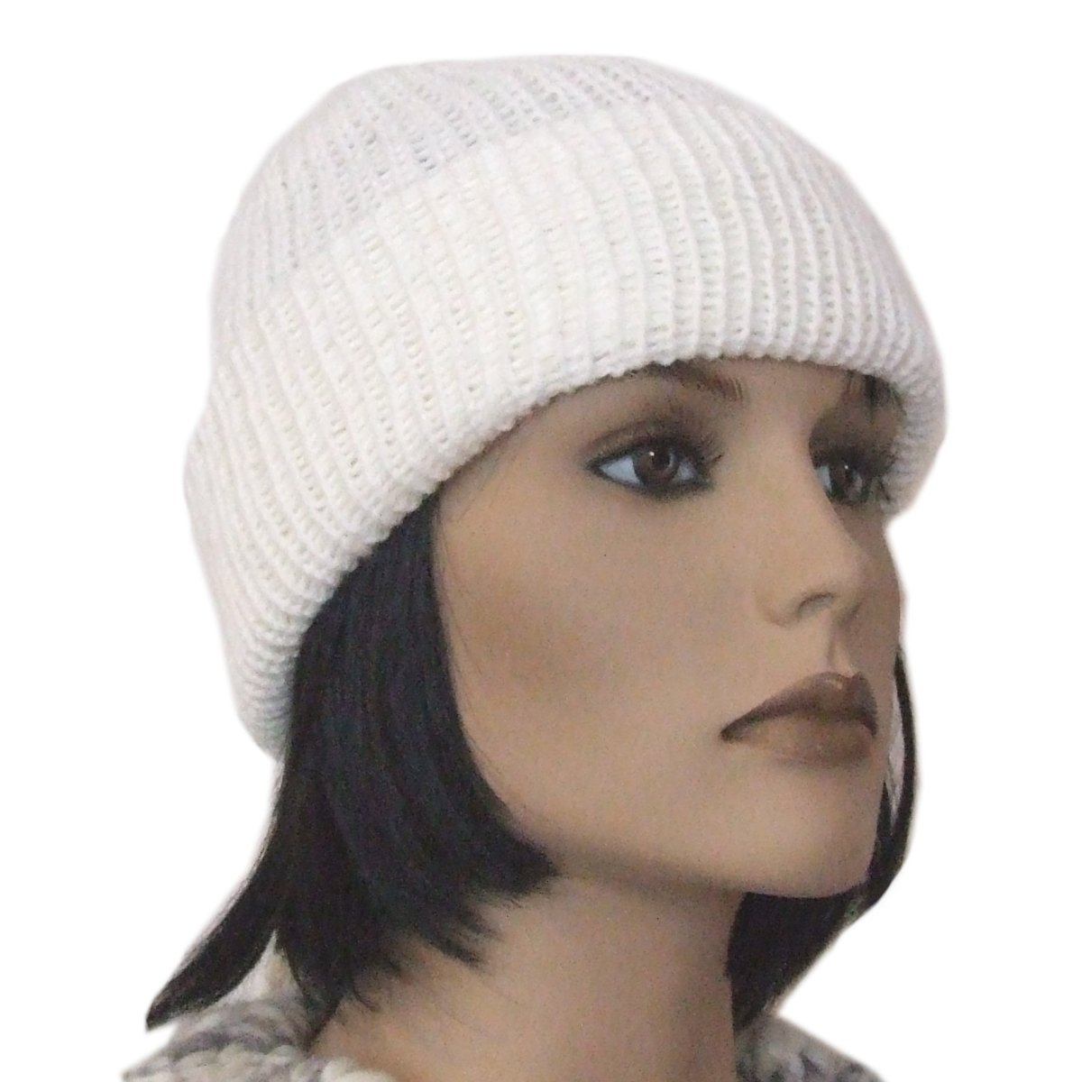 Berretto cappello lana uomo donna unisex artigianale SIMPLE rovescia Acrilico Top - Elenaq Accessori & Co