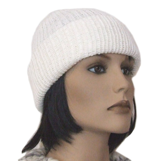 Berretto cappello lana uomo donna unisex artigianale SIMPLE rovescia Acrilico Top - Elenaq Accessori & Co