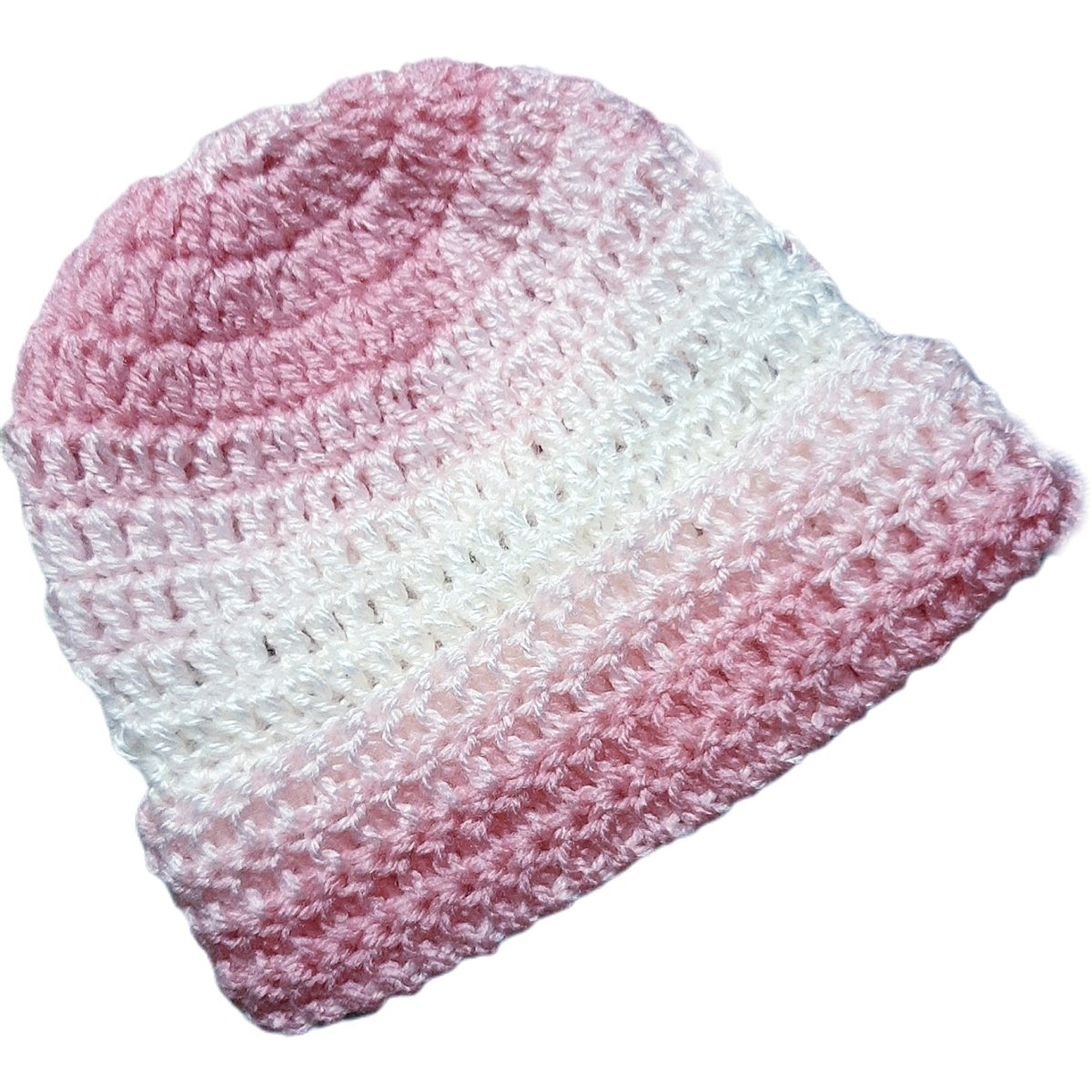 berretto cuffia neonata microfibra artigianale - tg 0 - 3 - Elenaq Accessori & Co