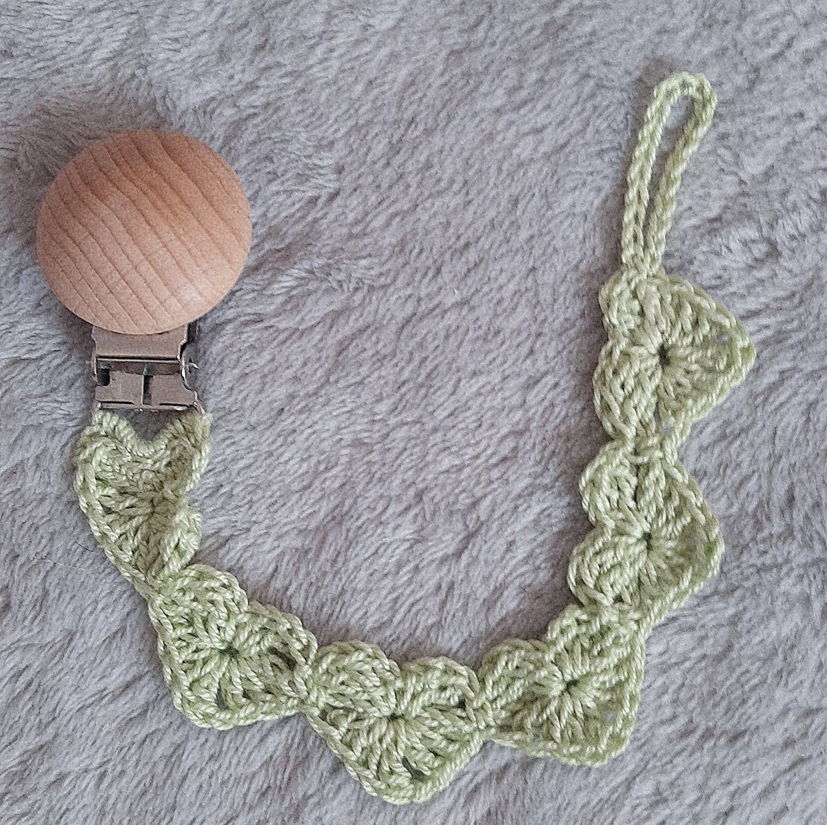 Portaciuccio uncinetto Cuori - unisex - vari colori - Elenaq Accessori & Co