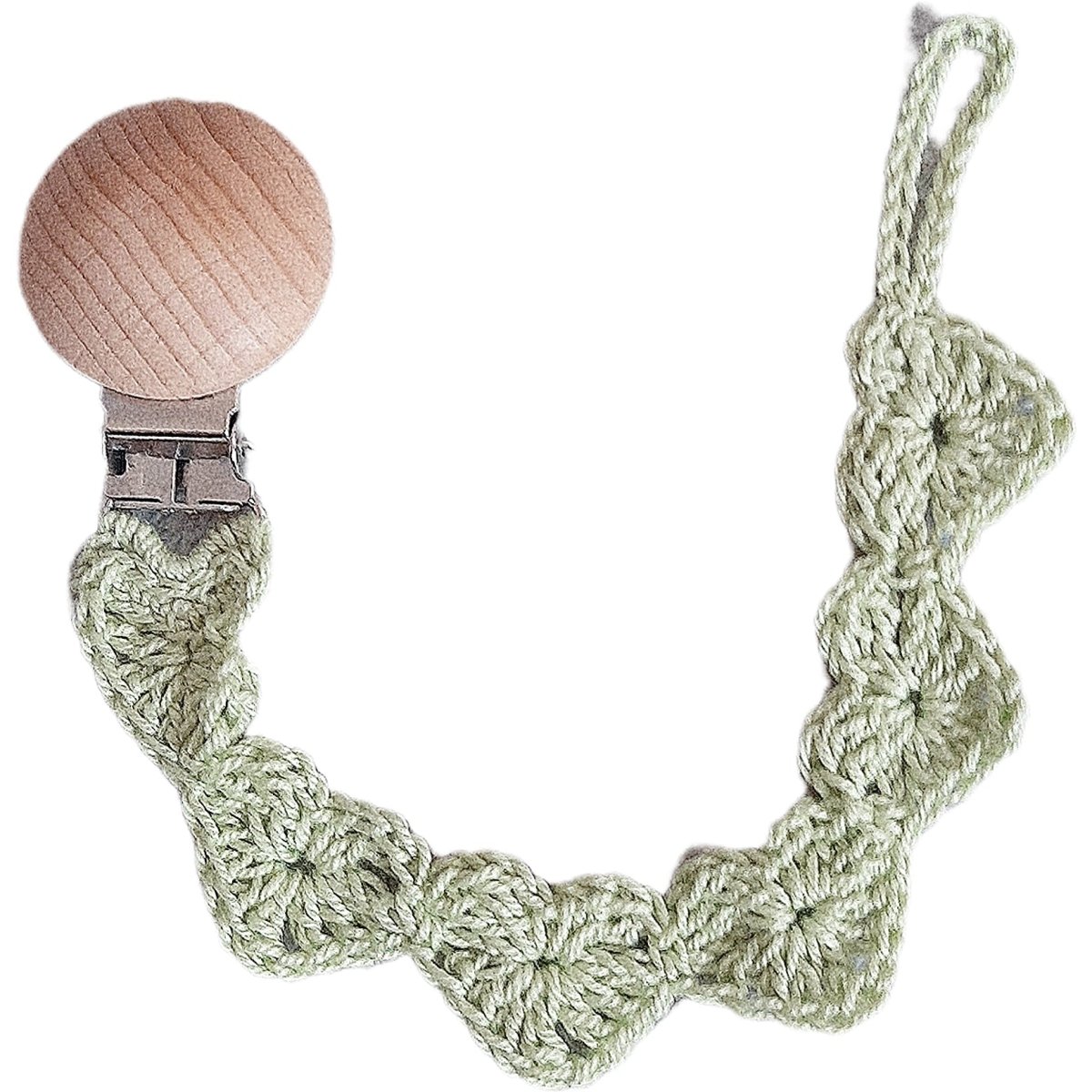 Portaciuccio uncinetto Cuori - unisex - vari colori - Elenaq Accessori & Co