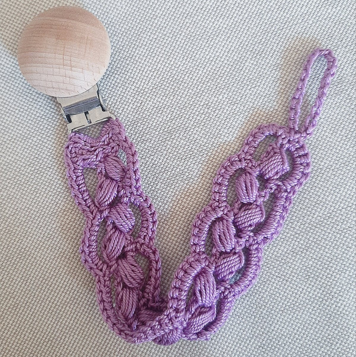 Portaciuccio uncinetto Pouffy - unisex - vari colori - Elenaq Accessori & Co