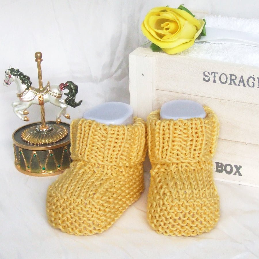 Scarpine 100% LANA neonata neonato realizzate a mano tg 0 - 3 - vari colori - Elenaq Accessori & Co