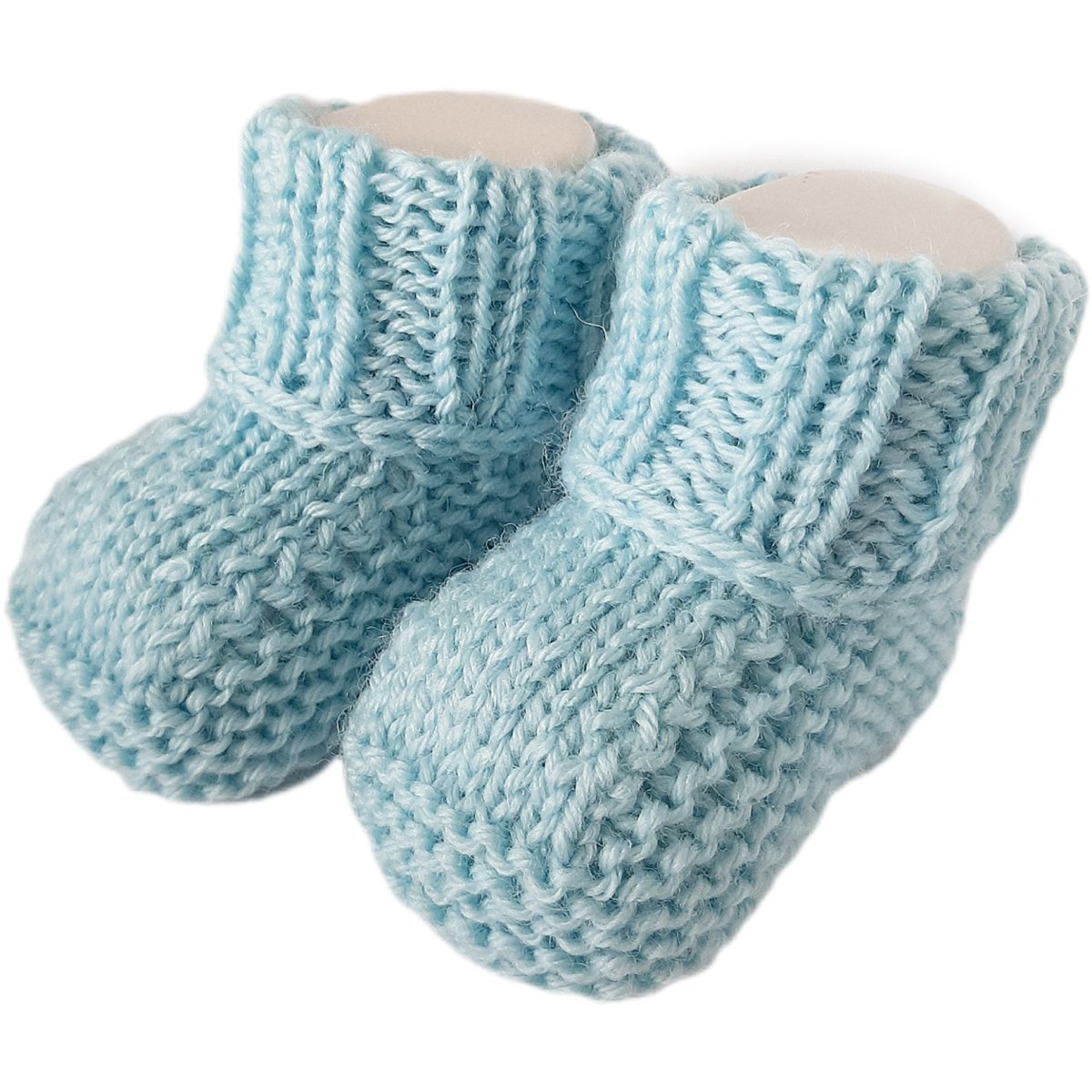 Scarpine 100% LANA neonata neonato realizzate a mano tg 0 - 3 - vari colori - Elenaq Accessori & Co