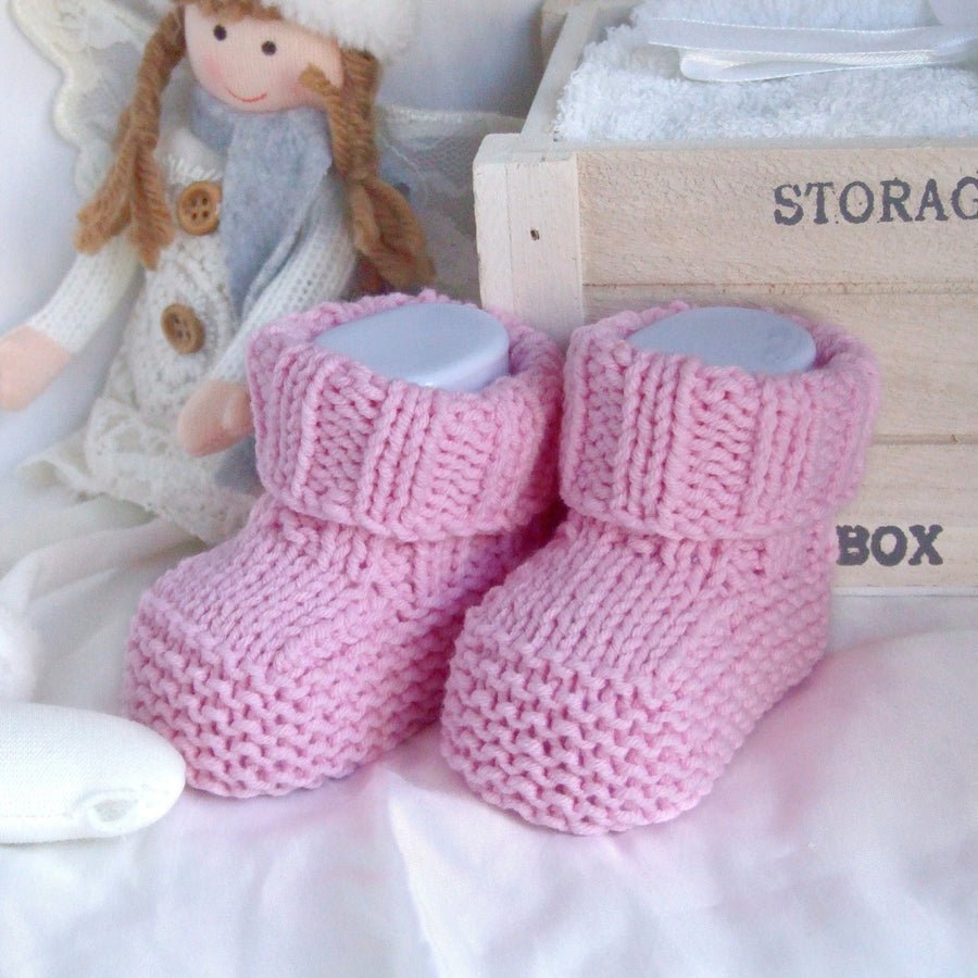 Scarpine COTONE neonata neonato realizzate a mano tg 0 - 3 - vari colori - Elenaq Accessori & Co